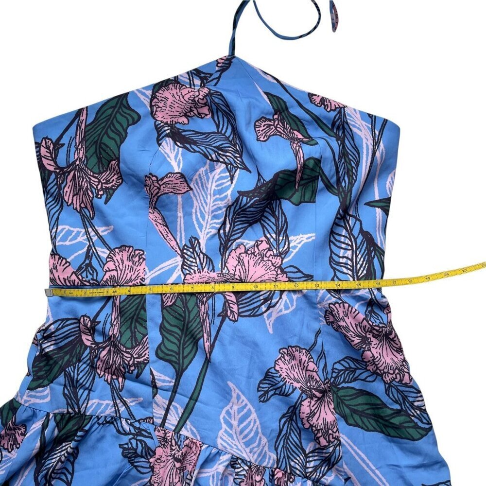Hutch Renata Halter Mini Dress Peri Inked Iris NWT Anthropologie - Picture 14 of 16
